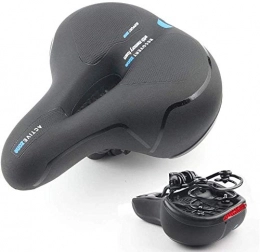 CAISHENY Pièces de rechanges CAISHENY Siège De Vélo Selle De Vélo Vélo De Ville Vélo De Route VTT Selle en Mousse À Mémoire Gel Selle De Vélo Creuse Siège De Vélo Ergonomique Selle Imperméable Et Respirante pour VTT-Bleu