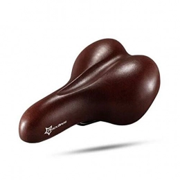 Chenjinxiangou01 Pièces de rechanges Chenjinxiangou01 Sige de Bicyclette, Coussin de Confort pais et Respirant pais, Selle Big Butt Super Soft, quipement et Accessoires de Cyclisme, caf Profond (Color : Brown, Size : 26.5 * 19cm)