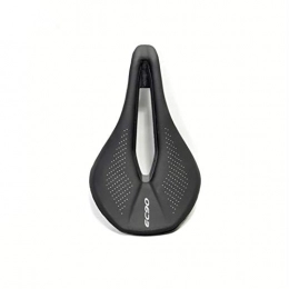 chinejaper Sièges VTT chinejaper Selle de vélo - Selle de vélo ergonomique en cuir - Confortable et respirante - Convient pour EC90 - 240-143 mm