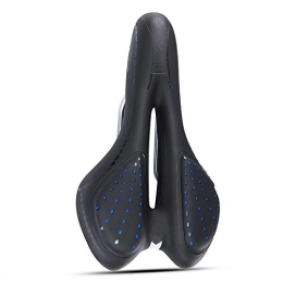 BGROESTWB Pièces de rechanges City Bike Saddles Conception des Central Relief Zone du Coussin de siège Selle et vélo for la Route et Le VTT (Color : Blue, Size : 28X17CM)