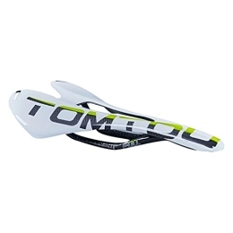 Computnys Sièges VTT Computnys Selle vélo entièrement en Fibre Carbone pour pièces vélo Route / VTT Charge maximale Ultra-légère Brillante Glossy White Yellow