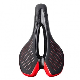 SUSHOP Pièces de rechanges Doux Vlo De Vlo Selle, PU Cuir Vlo Confortable Sige Route VTT Coussin Anti-Choc Avant Seat Mat pour Les Femmes Hommes, Rouge