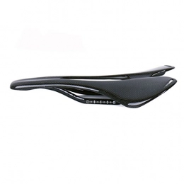 ELITA ONE Pièces de rechanges ELITA ONE Selle de siège de vélo en Fibre de Carbone, Super léger Poids Montagne / Route vélo Coussin Selle de siège (Noir Brillant)