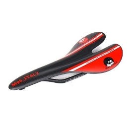 ELITA ONE Pièces de rechanges Elita One Selle pour vélo de course sur route et VTT, en fibre de carbone super légère, Rosso Opaco, 272mm*132mm