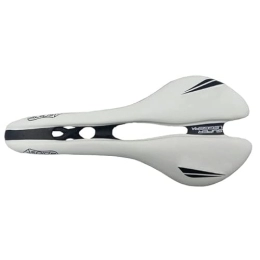 FIQARO Sièges VTT FIQARO Selle VTT, Selle Velo Selle en Carbone Hommes vélo de Route Selle vélo VTT siège de Course vélo siège Tapis vélo pièces de Rechange (Color : 1 White-Black)