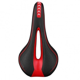 GJJSZ Sièges VTT GJJSZ Vélo Selle Nouveau Vélo Selle Ergonomique VTT Vélo De Route Siège Perforé Mousse Amorti en Cuir Texture en Acier Rail Cycle Accessoires