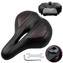 Gnohnay Pièces de rechanges Gnohnay Selle de Vélo, Siège de Vélo Creux Selle de Vélo Rembourrée Mousse Mémoire Confortable Selle VTT Imperméable et Respirante pour Homme et Femme