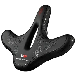 GWHW Sièges VTT GWHW Coussin de selle de vélo doux extra confortable pour VTT et selle de vélo de route pour homme et femme