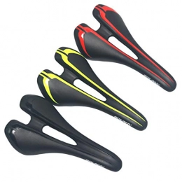 HOISSPENS Sièges VTT HOISSPENS Selle vlo Ultra lger Damping Confortable vlo Selle VTT Route Selle Black and Yellow