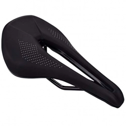 HOISSPENS Pièces de rechanges HOISSPENS VTT Vlo Route Selle VTT Course Selle PU Respirant Souple Coussin Ergonomique Rouge Seat Black