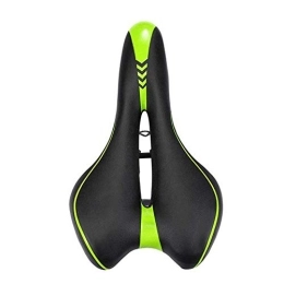 HQAA Sièges VTT HQAA Selle VTT, Siège De Selle De Vélo Confortable, Siège De Vélo Large, Siège De Vélo Doux, Décompression Et Respirant(Color:Vert)