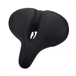 HZTEC Sièges VTT HZTEC Selle Velo Confortable Selle VTT Selle de vélo de Remplacement Universel Beach Grand Selle de Ressort de Printemps (Color : Black)