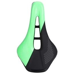 iFCOW Sièges VTT iFCOW Selle de vélo creuse, respirante, équipement de cyclisme pour VTT et vélo de route Noir / vert (selle de vélo)