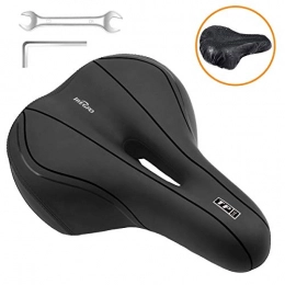 IREGRO Sièges VTT IREGRO Selle de vélo, Rembourrée avec Coussin Souple, Coussin de Remplacement pour Selle de vélo avec revêtement résistant à l'eau, pour Les vélos de Route de vélo de Montagne et de vélo de Ville