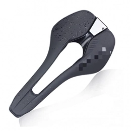 JIBAMAO Sièges VTT JIBAMAO GUOYAN Shop Selle à vélo de Route Ultralight VTT Racing Selle Wave Road Selle de vélo Compatible avec Les Hommes Doux Confortable MTB Accessoires de Cyclisme (Color : Black)