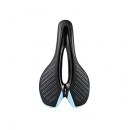 JIBAMAO Sièges VTT JIBAMAO GUOYAN Shop Siège de vélo VTT VTT Silicone Selle Selle Selle Bike Selle à vélo Taillight Equipement (Color : Black Blue Taillight)