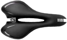 Jilibaba Selle de vélo confortable en gel Selle de vélo professionnelle étanche Design ergonomique pour VTT Vélo de route Noir 1 pièce