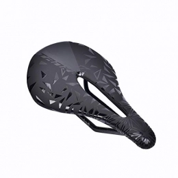 JIXIN Pièces de rechanges JIXIN Selle Velo, PU + Selle en Fibre De Carbone Route VTT Vélo De Montagne Vélo Selle pour Homme