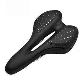 Jiyagshu Sièges VTT Jiyagshu Selle De Vélo, Coussin VTT, Selle Vélo Ergonomique avec Conception Creuse Respirante, Confortable Siège De Vélo Absorbant Les Chocs Convient pour Bicyclette / vélo De Route / vélo De Ville Black