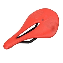 SAXTZDS Sièges VTT KAIX Shop 2022 BICYLY SALDDE VTT Bike selles en Fibre de Carbone Selle 240-143 mm / 110 g de vélo de Route à vélo / Rails de Selle en Acier (Color : Red)