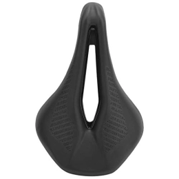 Keenso Sièges VTT Keenso Coussin de Selle de vélo, Coussin de Selle de vélo en Cuir Microfibre ultraléger Coussin de siège de vélo Respirant évidé Coussin de siège de vélo Noir pour VTT Vélos et Pièces Détachées