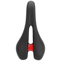 Keenso Pièces de rechanges Keenso Selle de vélo Souple, Coussin de Selle de vélo ultraléger en Fiber de Carbone Coussin de siège de vélo de Confort Creux Noir pour vélo de Route VTT