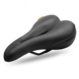 KELITE Pièces de rechanges KELITE Conception De Ventilation De La Selle De Vélo Abrasion Et Traction Élastique De Remplissage Extra Comfort Design Antichoc pour Hommes Et Femmes (Color : Black)