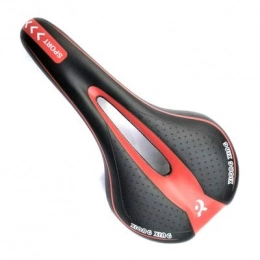 KirinSport Sièges VTT KirinSport Selles De Vélo Siège de Vélo Creux et Ergonomique Selle de Vélo Large et Rembourrée Mousse Mémoire Confortable Selle VTT pour Homme et Femme Rouge