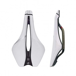 KJRJKX Pièces de rechanges KJRJKX Selle de vélo, Formation Professionnelle Niveau Route Selle Route Selle Dynamique Rempli Creux Selle VTT (Color : White)