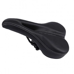 Kpzz Pièces de rechanges Kpzz Selle vlo, Coussin vlo Confort Souple antidrapante rsistant l'usure, Convient pour Mountain Road, Vlo ou Spinning Classe vlo, Noir