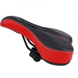 Kpzz Sièges VTT Kpzz Selle vlo, Coussin vlo Confort Souple antidrapante rsistant l'usure, Convient pour Mountain Road, Vlo ou Spinning Classe vlo, Rouge