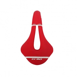 LHSJYG Sièges VTT LHSJYG Selle VTT, Selle de vélo Selle de Selle de Bicyclette MTB Route de vélo selles de vélo de Montagne vélo de Course Selle PU Coussin de siège Doux Respirant (Color : Red)