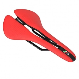 LHSJYG Sièges VTT LHSJYG Selle VTT, Selle de vélo Selle de Selle de la Selle de la Selle de la Bicyclette Cyclisme Cyclisme Hollow Selle Paddle Selle Femmes Hommes Rembourrée Vélo Selle (Color : Red)