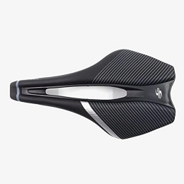 LHSJYG Pièces de rechanges LHSJYG Selle VTT, Selle de vélo Selle de vélo pour Hommes Femmes Road MTB Mountain Vélo Selle Lightweight Cycling Course Race (Color : Black Silver)