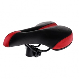 LHSJYG Sièges VTT LHSJYG Selles VTT, Selle De VéLo Selle de vélo de vélo MTB Racing Sports Racing Riddle Selle Selle Soft Coussin Confortable (Color : Red)