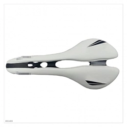 liangzai Sièges VTT liangzai Ultralight Full Carbon Selle VTT VTT Racing Wave Road Saddle de vélo Fit pour Hommes Cyclisme Siège Tapis Pièces de Rechange à vélo Hilarity (Color : New White Black)