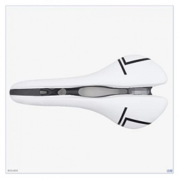 liangzai Sièges VTT liangzai Ultralight Full Carbon Selle VTT VTT Racing Wave Road Saddle de vélo Fit pour Hommes Cyclisme Siège Tapis Pièces de Rechange à vélo Hilarity (Color : White Black)