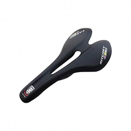 LIANYG Pièces de rechanges LIANYG Selle De VéLo Route Carbone Selle Carbone + Cuir Selle Carbone Cycliste VTT Vélo Pièces Coussin Couvert par Cuir Suivant 334 (Color : Black, Size : One Size)