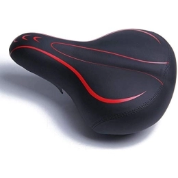 Liapianyun Pièces de rechanges Liapianyun Selle De Bicyclette pour Vélo VTT, Doux Durable Protège Efficacement Vos Fesses, Rouge