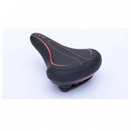 LLD Pièces de rechanges LLD Selles vélo, Coussin de Selle de vélo, Ergonomique Respirant Épaississement résistant à l'usure résistant à la Pression avec Feux arrière vélo, Rouge