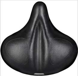 LLTT Sièges VTT LLTT 24 * 25cm Noir Doux Grand Gel Route VTT VTT Vélo Selle Couverture Coussin Pad Sports De Plein Air Vélos Movement (Color : Black)