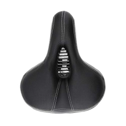 LLTT Pièces de rechanges LLTT Grand Siège Vélo Thicken Vélo Selle Vélo Selle VTT Coussin Éponge Douce Vélo Selle Movement (Color : Black)