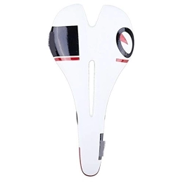 LOYAL TECHNOLOGY-PACKAGE Pièces de rechanges LOYAL TECHNOLOGY-PACKAGE Coussin de selles de vélo Fibre Selle Vélo Carbone Coussin Selle Confortable léger for vélo de Route et VTT Cyclisme, Pièces pour vélos (Color : White)