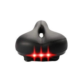 luckiner Pièces de rechanges luckiner Selle de vélo absorbant les chocs pour selle de vélo VTT Coussin universel étanche Noir