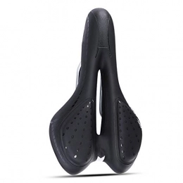 MOMIN Pièces de rechanges MOMIN Bike Saddle Professional Vélo de Montagne Selle de vélo Selle VTT Souple et Confortable à vélo Coussin Offroad Selle Gel MTB (Color : Black, Size : 28X17CM)