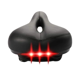 SilenceID Pièces de rechanges Mountain Selle de VTT bicyclette Cycling Seat Soft Cushion Pad with Light