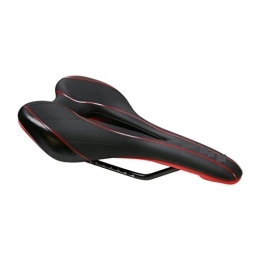 NANXIANG Pièces de rechanges NANXIANG Jisheng Store Cuir synthétique Rail en Acier Creux Respirant Gel Doux Coussin Route Silicone VTT vélo vélo vélo siège Selle vélo Selle Durable Product (Color : Sa018)