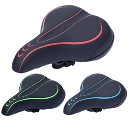 NYPB Sièges VTT NYPB Selle Vélo Confort Mousse, Boule d'Amortisseur à Double Ressort Selle Gonflable de Vélo Étanche Soft Cycle Seat Convient VTT, Vélos de Ville, Vélos de Route, Black Blue