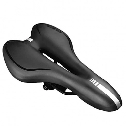 Panjianlin Sièges VTT Panjianlin Selle vélo 2 pièces de vélo de Montagne à Haute teneur en Silicone Coussin Convient for la Plupart des vélos Siège vélo pour Hommes Femmes (Color : Black, Size : 28x16cm)