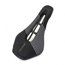 Panjianlin Sièges VTT Panjianlin Selle vélo Très Flexible Selle de vélo de Montagne Convient for la Plupart des Types de vélos Siège vélo pour Hommes Femmes (Color : Black+White, Size : 25.5x14cm)